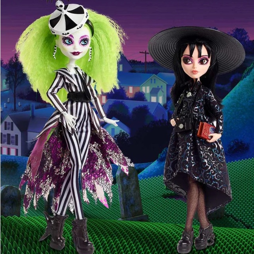 Beetlejuice Lydia Deetz Monster High Doll 2 Pack